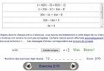 Maths au lyce. Exercices d'algbre, rsolution d'quation en ligne niveau seconde du lyce